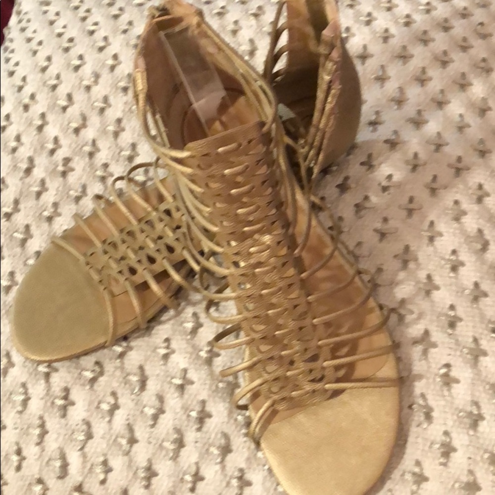 Gladiator wedge sandals